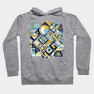 Abstract BluYel2 Hoodie